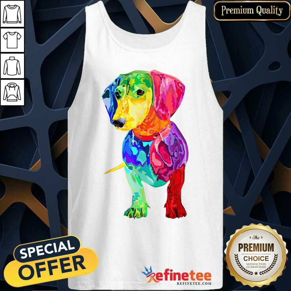 Lover Dachshund Colorful Shirt