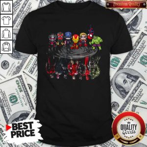 Vip Avengers Baby Tony Spider Man Thor Hulk Captain In The Water Shirt