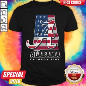 Alabama Crimson Tide American Flag Shirt