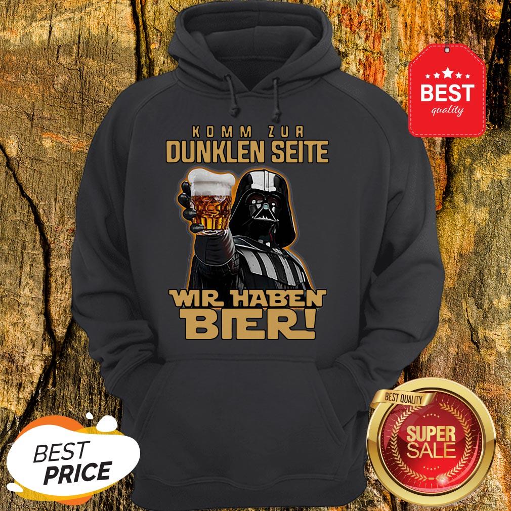 Nice Darth Vader Komm Zur Dunklen Seite Wir Haben Bier Shirt