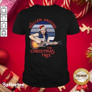 Top Swollen Around The Christmas Tree Vintage Christmas Shirt