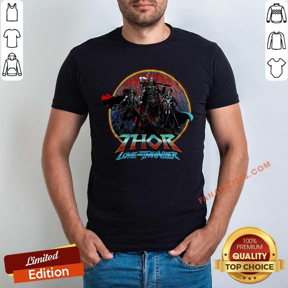 Marvel Thor Love And Thunder Logo Shirt