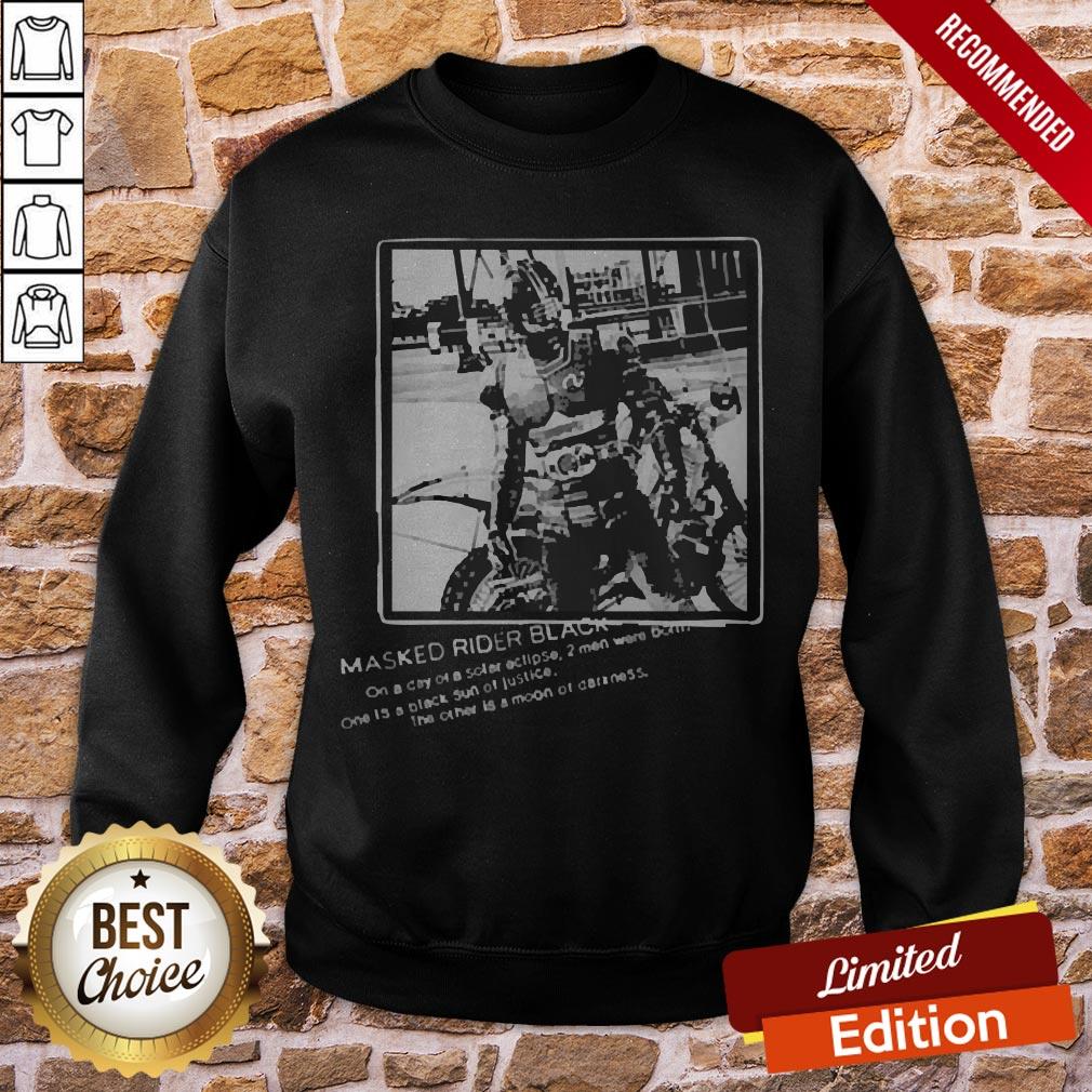 Masked Rider Black Designed By Yoshito Sugawara Shirt