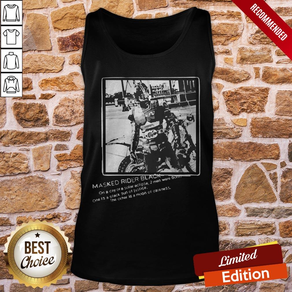 Masked Rider Black Designed By Yoshito Sugawara Shirt