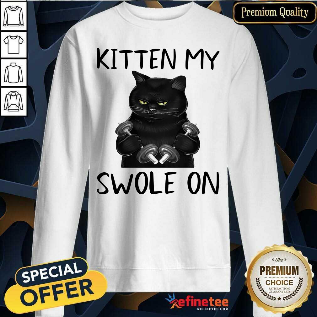 Meh Cat Kitten My Swole On Shirt
