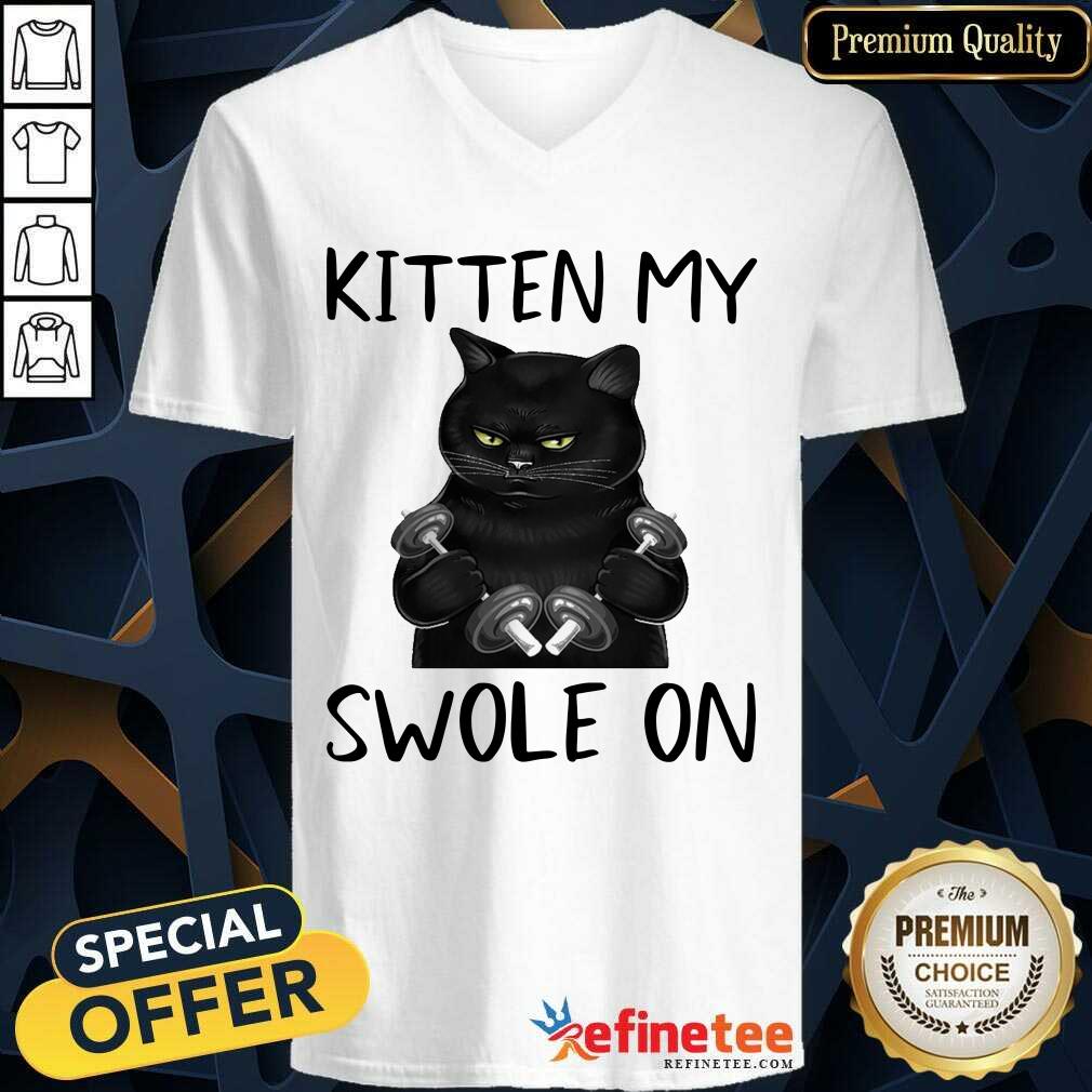 Meh Cat Kitten My Swole On Shirt