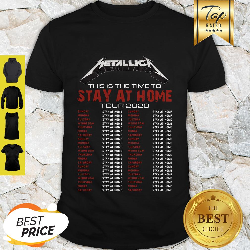 Metallica This Is The Time To Stay At Home Tour 2020 Shirt