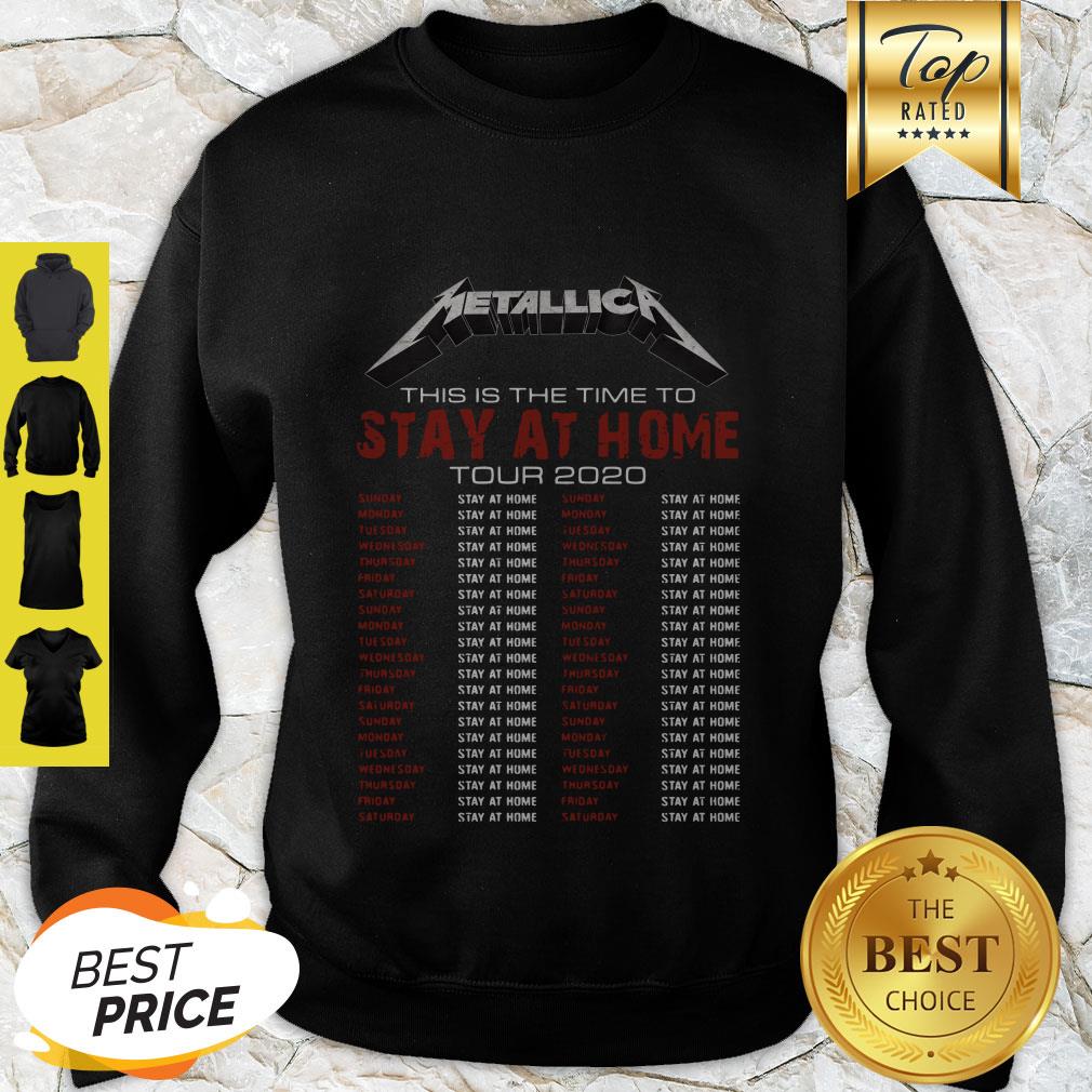 Metallica This Is The Time To Stay At Home Tour 2020 Shirt