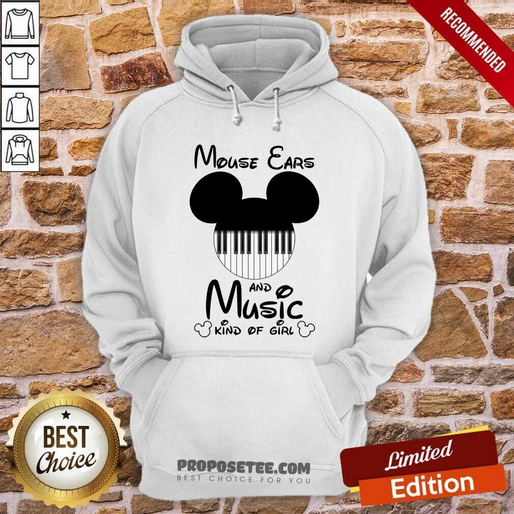 Mickey Mouse Ears And Music Kind Of Girl Shirt