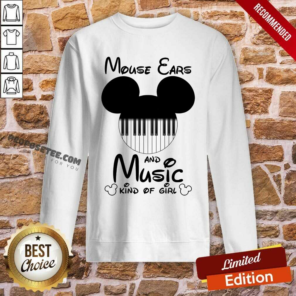 Mickey Mouse Ears And Music Kind Of Girl Shirt