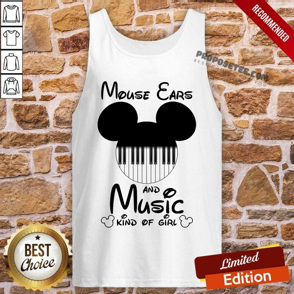 Mickey Mouse Ears And Music Kind Of Girl Shirt