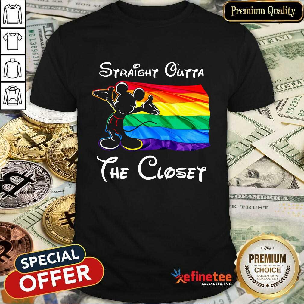 Mickey Straight Outta The Closet Shirt