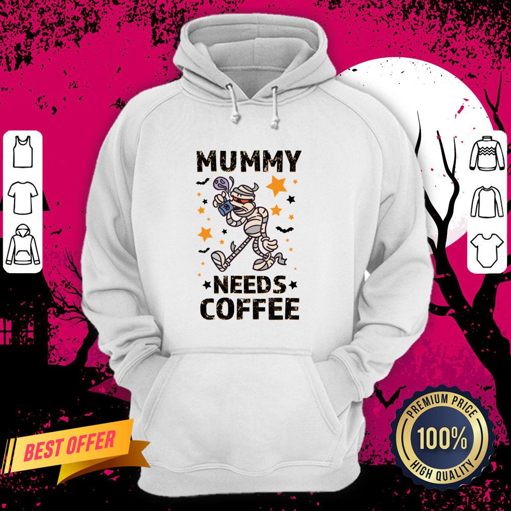Mummy Needs Drink Coffee In Halloween Day Shirt