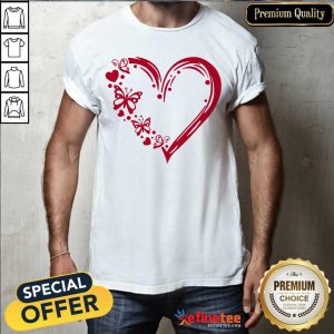 Super Nice I Like Butterfly Hearts Shirt