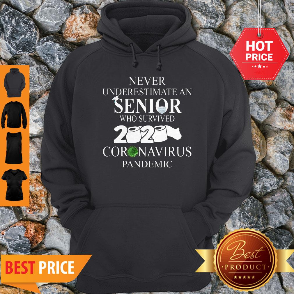 Never Underestimate An Senior Who Survived 2020 Coronavirus Pandemic Shirt