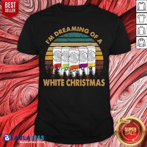 Colorful I’m Dreaming Of A White Christmas Vintage Retro Shirt