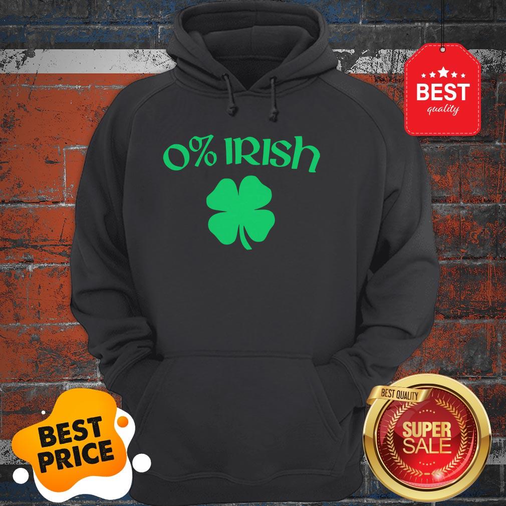Nice 0% Irish Funny Beer Drinking Saint Patricks Day Shirt