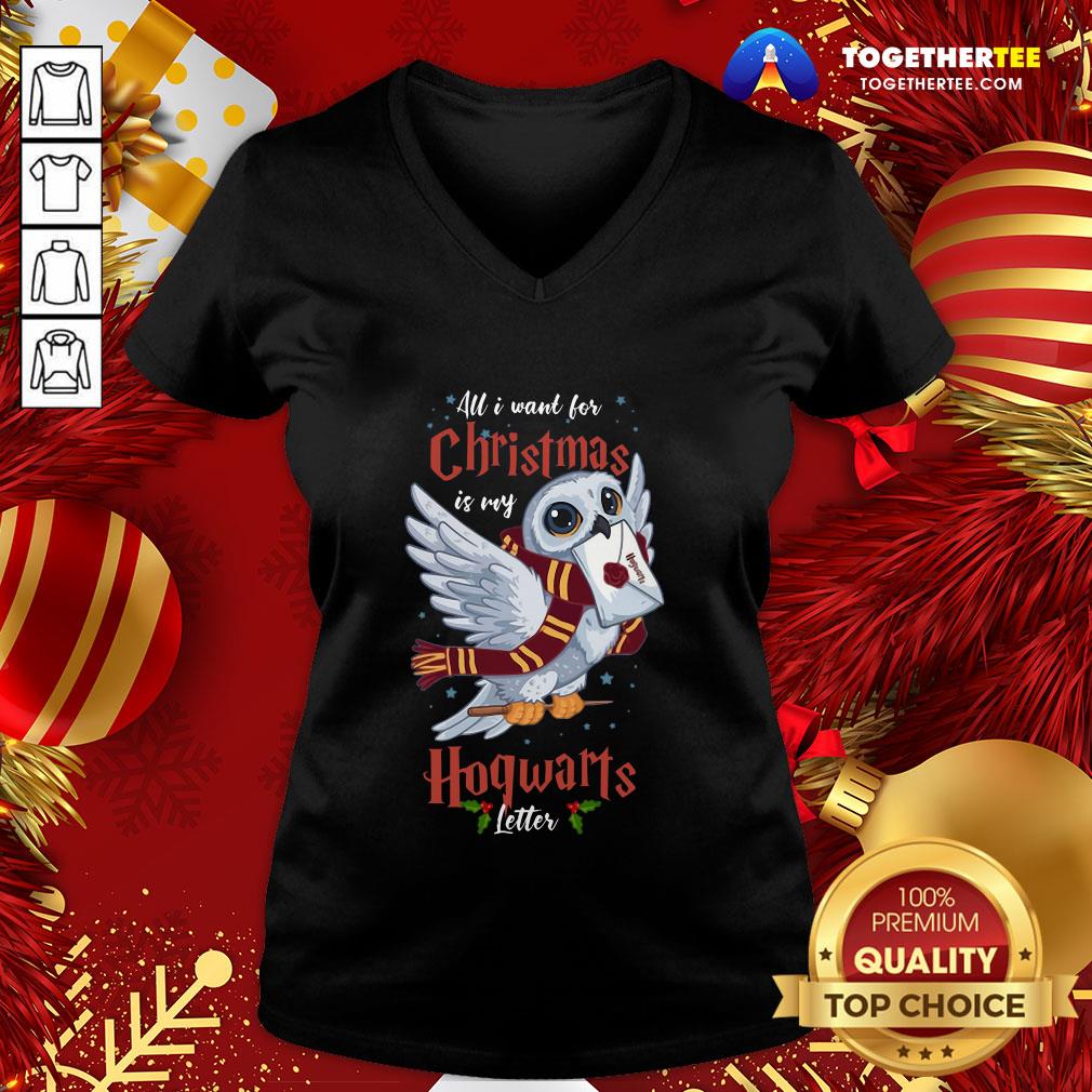 Nice All I Want For Christmas Is My Hogwarts Letter Shirt