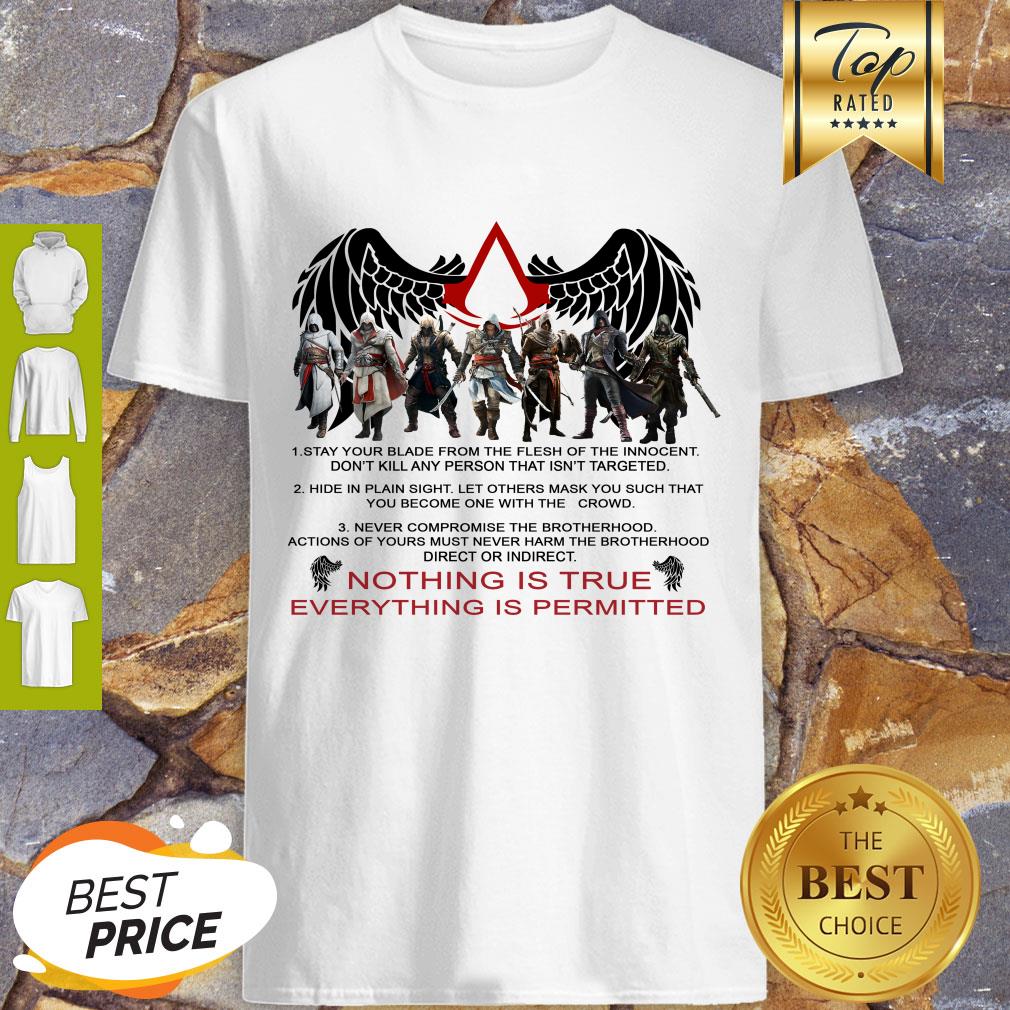 Nice Assassin’s Creed Logo Nothing Is True Everything Is Permitted Shirt
