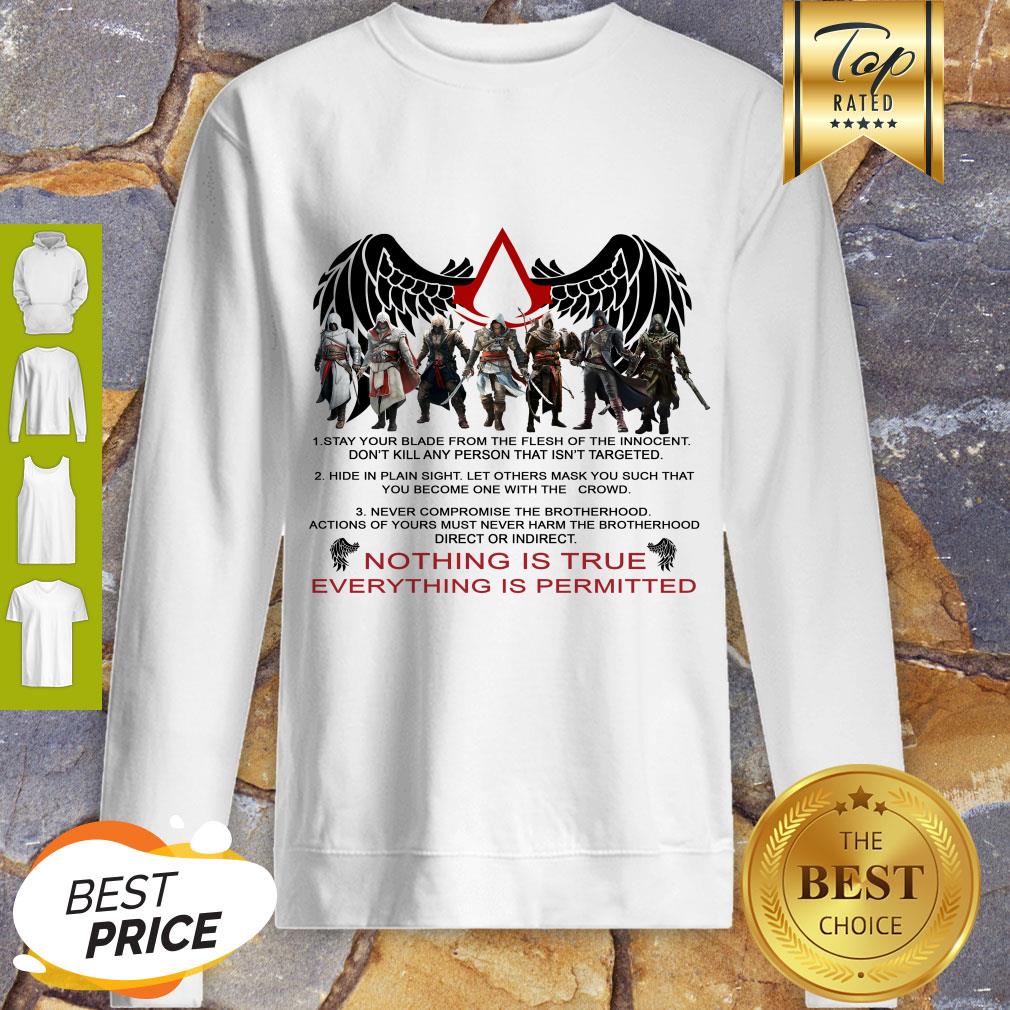 Nice Assassin’s Creed Logo Nothing Is True Everything Is Permitted Shirt