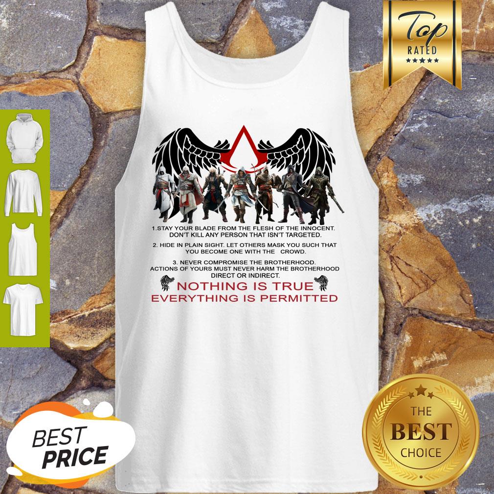 Nice Assassin’s Creed Logo Nothing Is True Everything Is Permitted Shirt