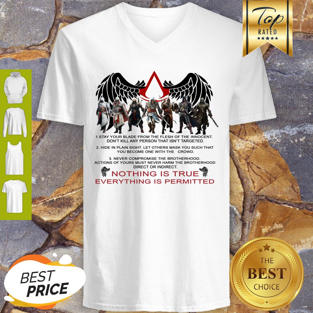 Nice Assassin’s Creed Logo Nothing Is True Everything Is Permitted Shirt