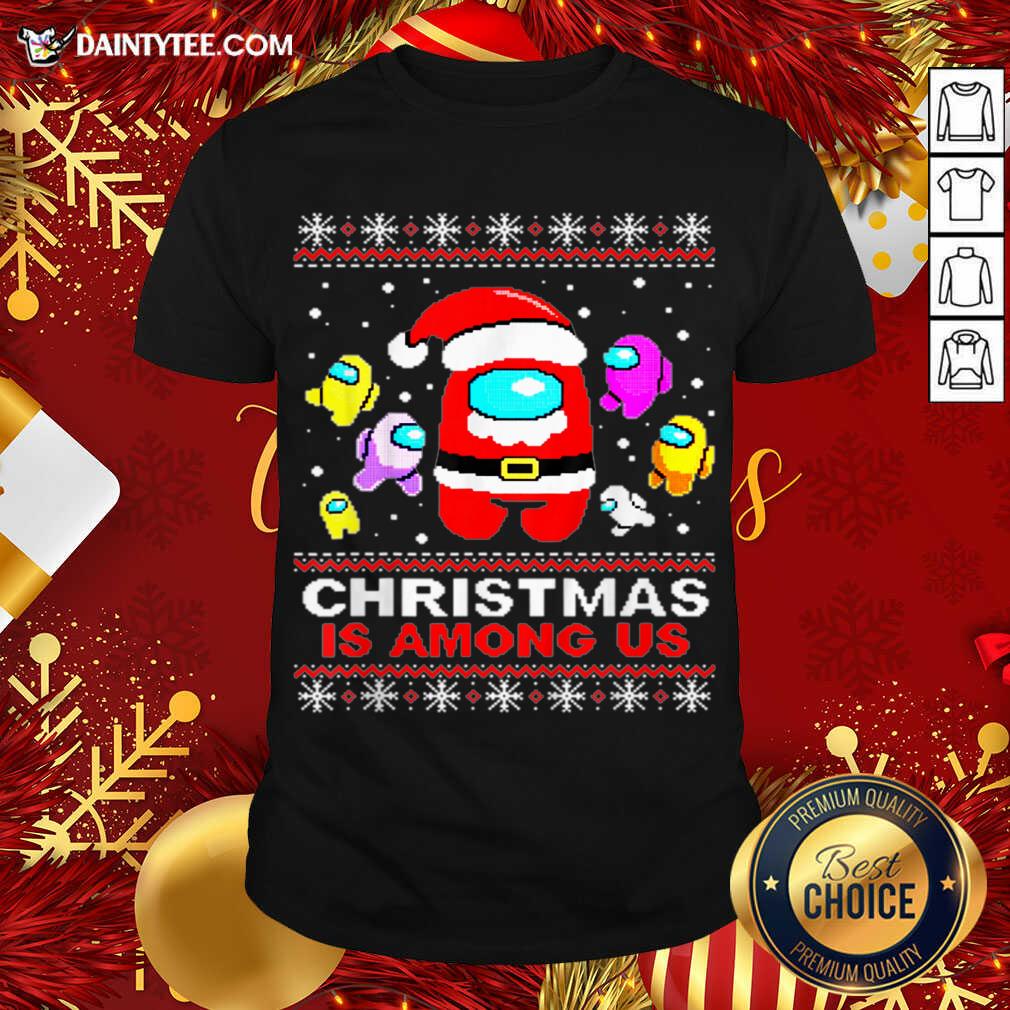 Nice Christmas Costume A Mong Stars Game Us Vintage Shirt