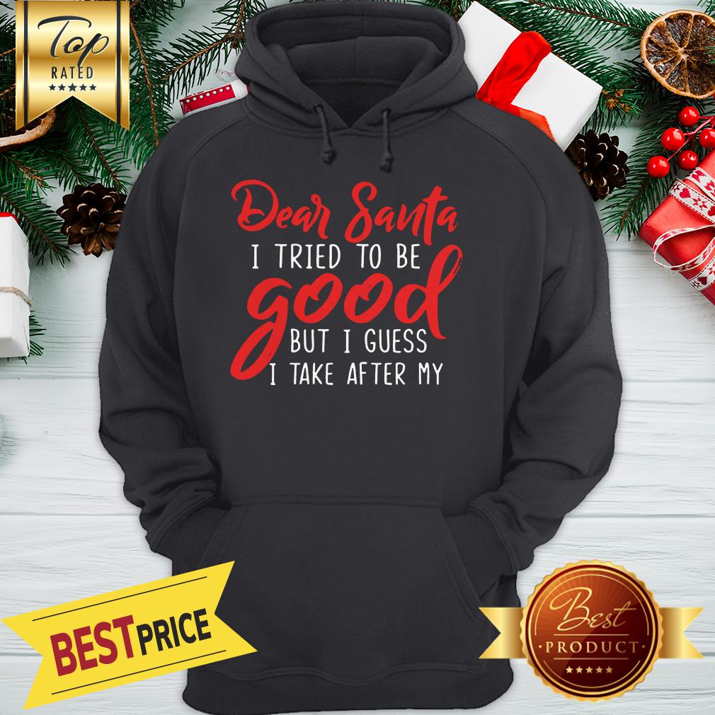 Nice Dear Santa I Tried To Be Good But My Grandma Shirt