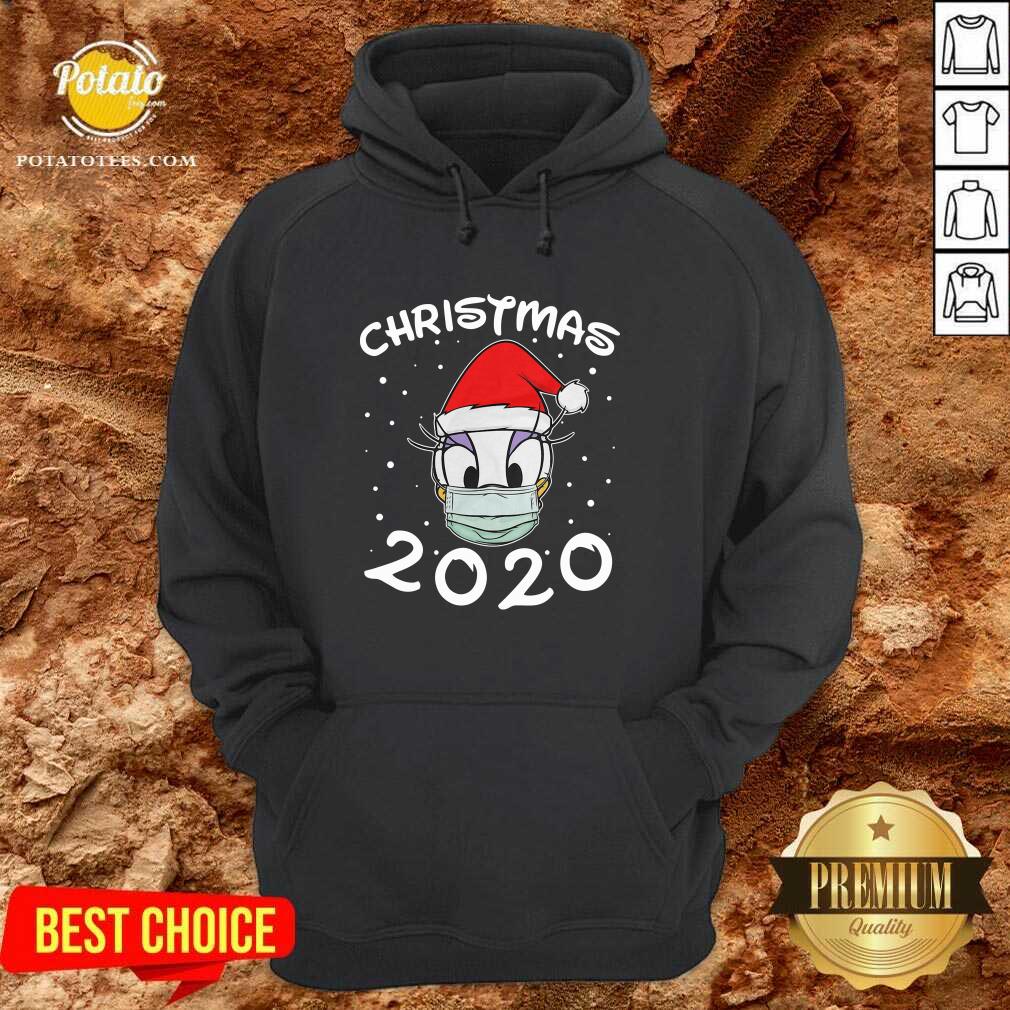 Nice Face Daisy Santa Wear Mask Merry Christmas 2020 Christmas Shirt