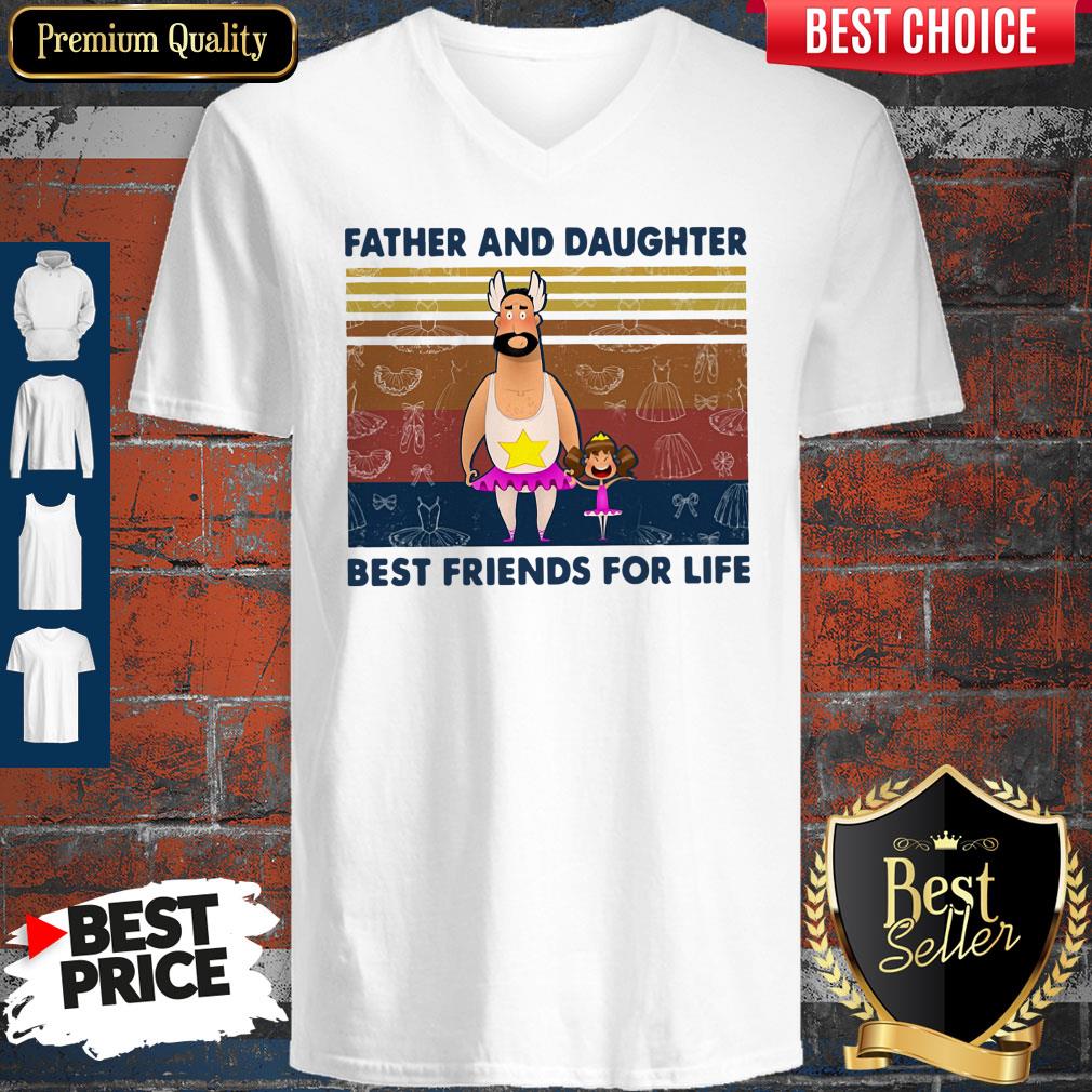 Nice Father And Daughter Best Friends For Life Vintage Shirt