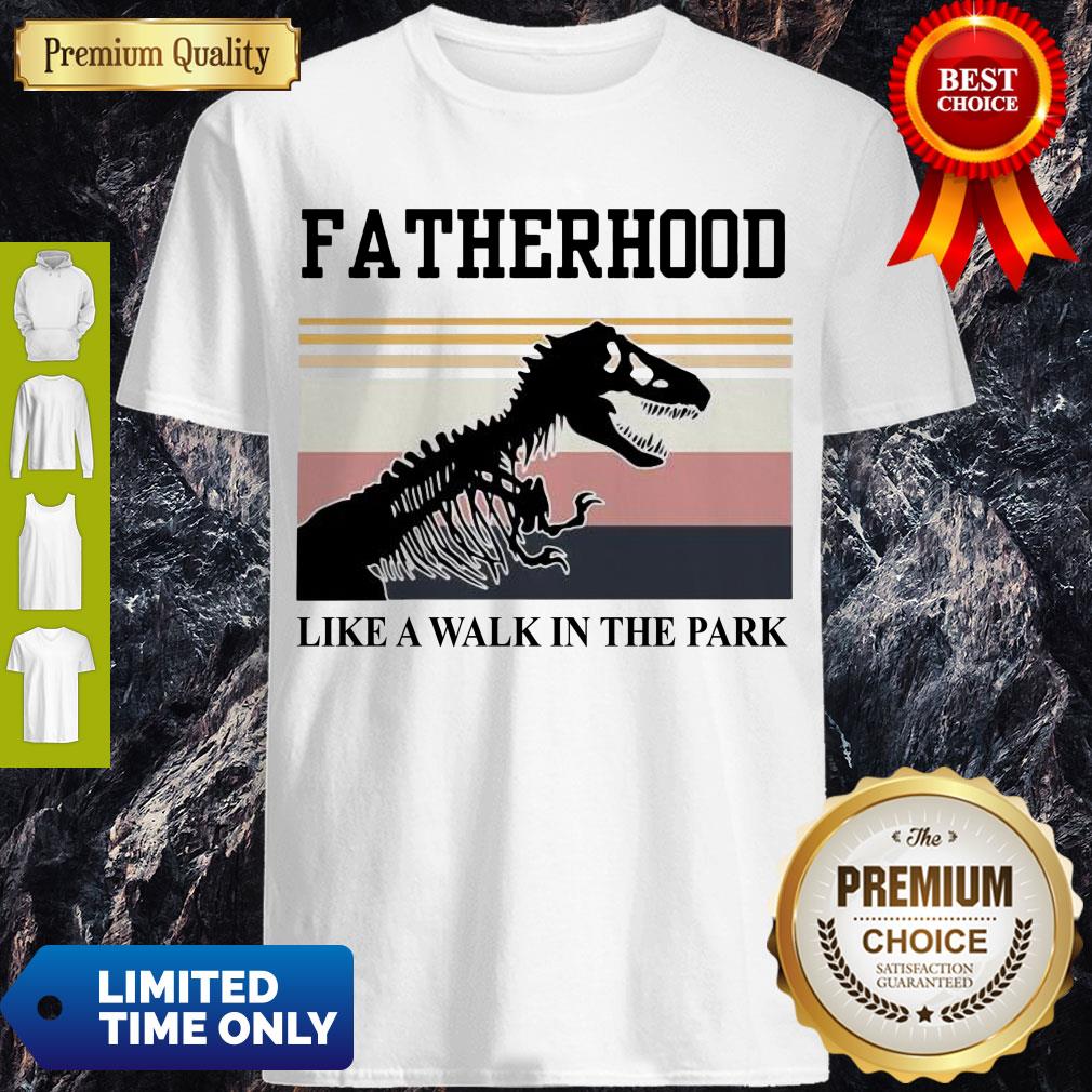 Nice Fatherhood Like A Walk In The Park – Jurassic Park Shirt