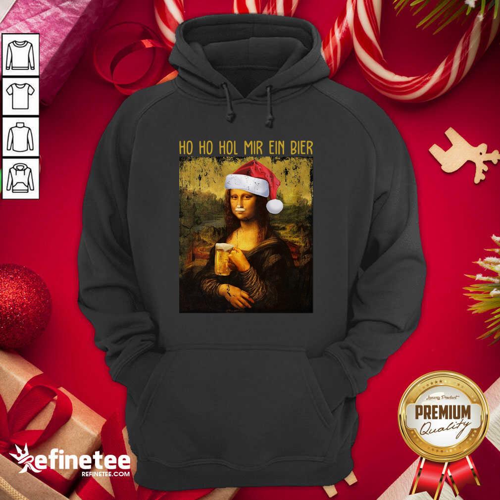 Nice Ho Ho Hol Mir Ein Bier Christmas Shirt