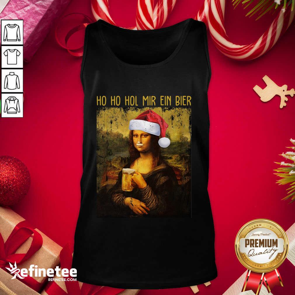 Nice Ho Ho Hol Mir Ein Bier Christmas Shirt