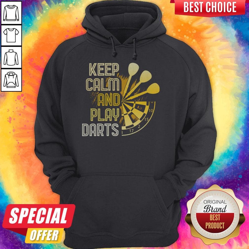 Nice Keep Calm And Play Darts Shirt