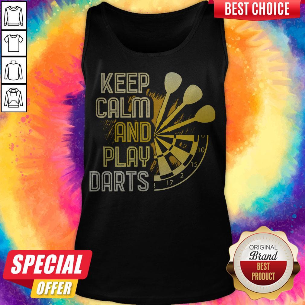 Nice Keep Calm And Play Darts Shirt