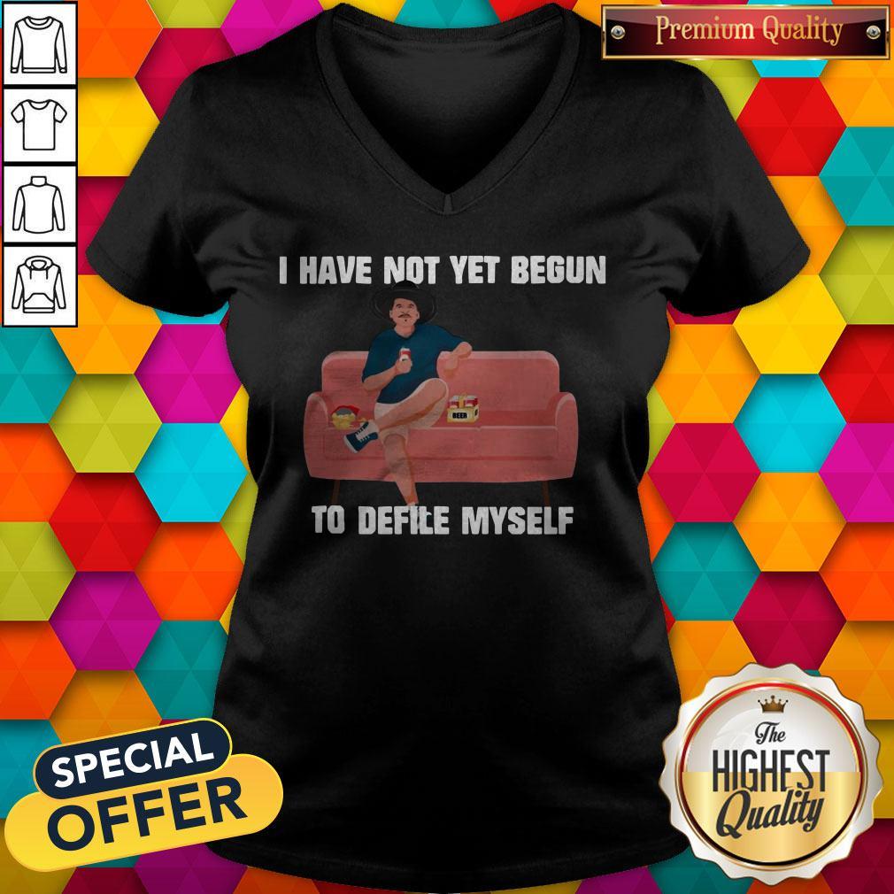 Nice Kevin Costner Drink Beer I Have Not Yet Begun To Defile Myself Shirt