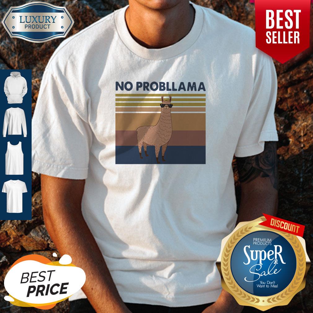 Nice Llama No Probllama Vintage Shirt