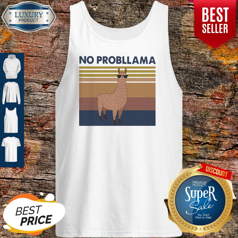 Nice Llama No Probllama Vintage Shirt