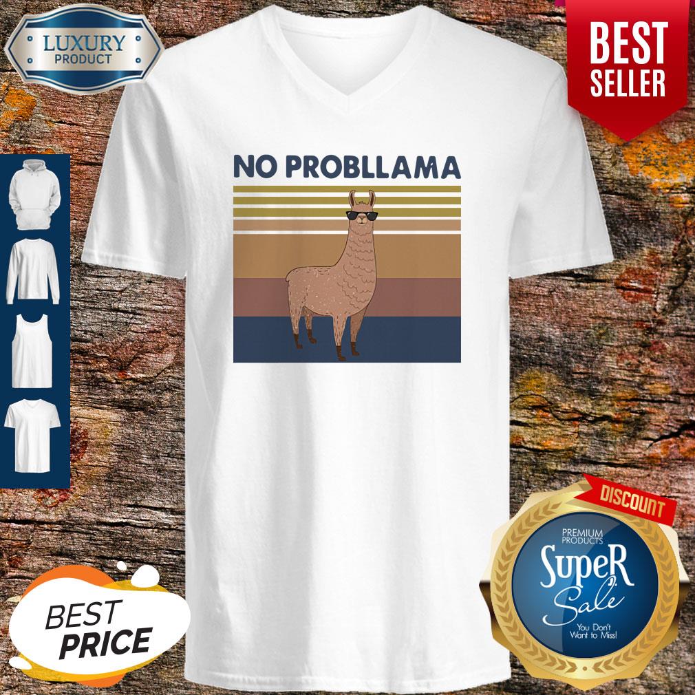 Nice Llama No Probllama Vintage Shirt