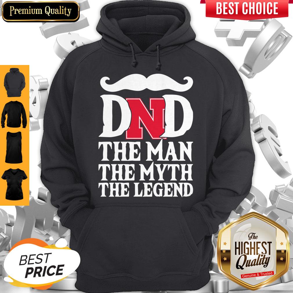 Nice Nebraska Cornhuskers Dad The Man The Myth Legend Happy Father's Day Shirt