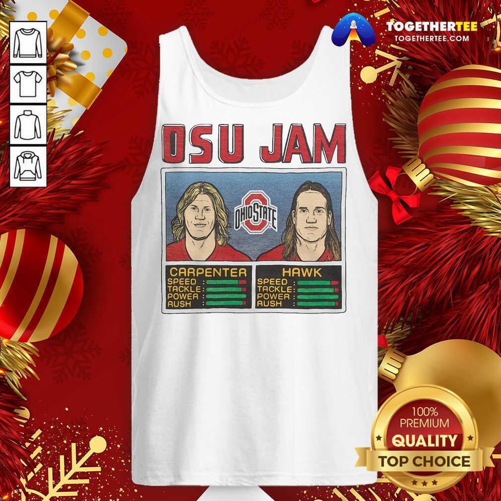Nice Osu Jam Ohio State Carpenter Hawk Classic T-Shirt