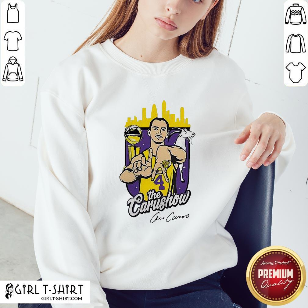 Nice Perfect Alex Caruso Los Angeles Lakers The Carushow Shirt