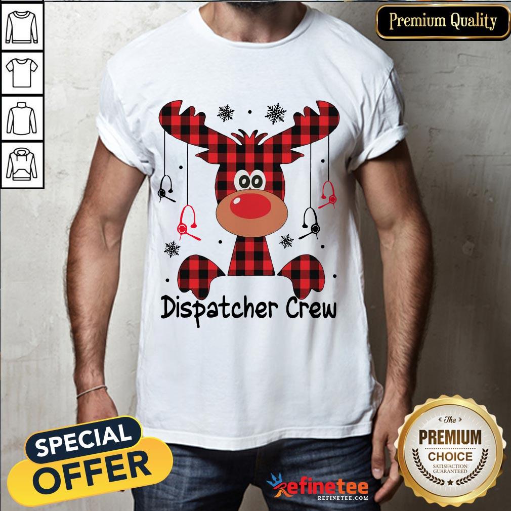 Nice Reindeer Dispatcher Crew Christmas Shirt