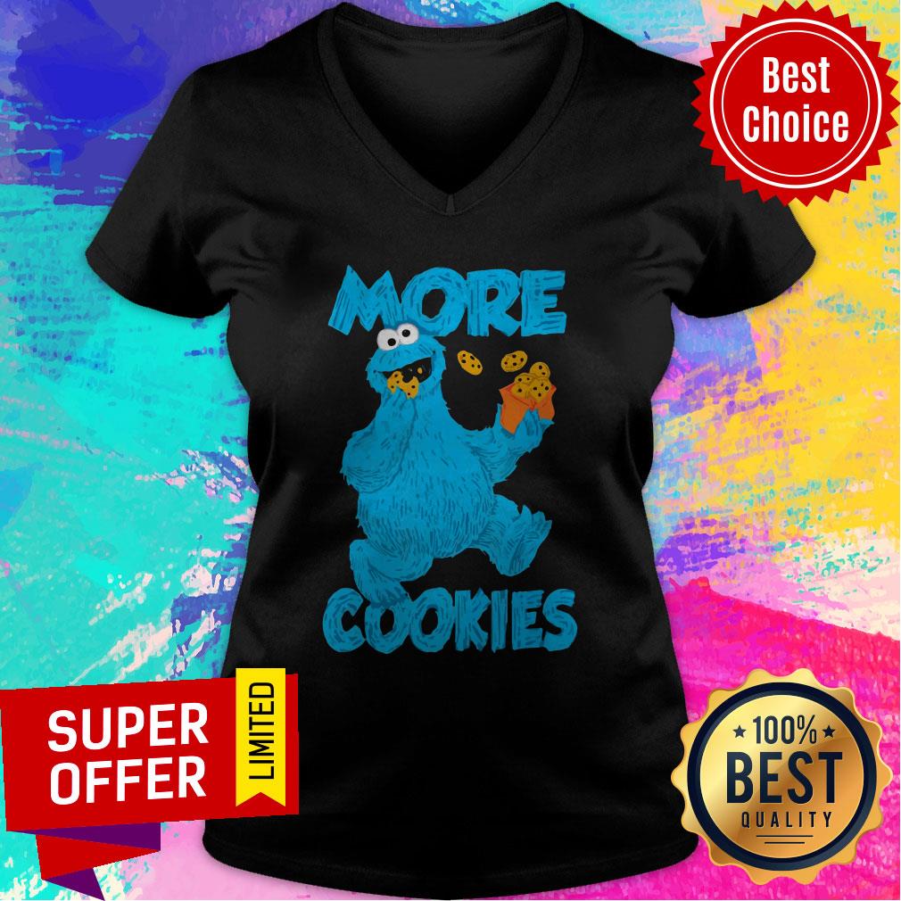 Nice Sesame Street Cookie Monster More Cookies Shirt