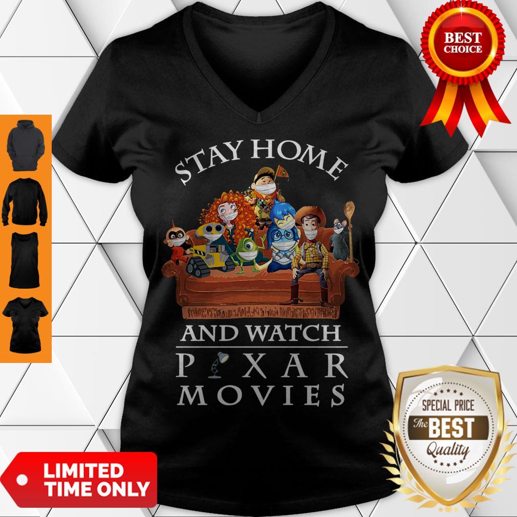 Nice Stay Home And Watch Pixar Movies Shirt