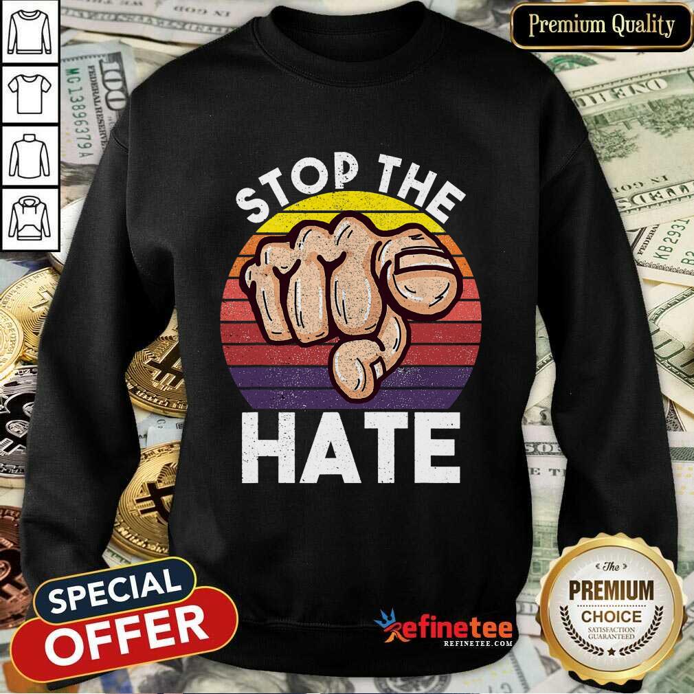 Nice Stop Asian Hate Hand Vintage Shirt