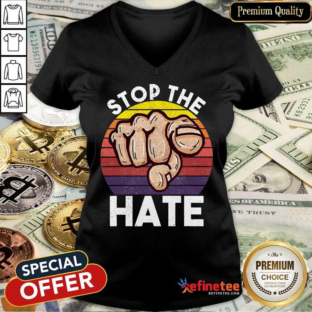 Nice Stop Asian Hate Hand Vintage Shirt
