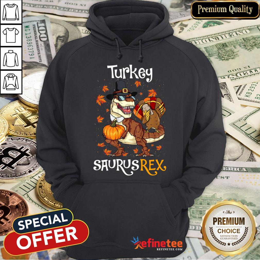 Nice Turkey Saurusrex Thanksgiving Gift Shirt