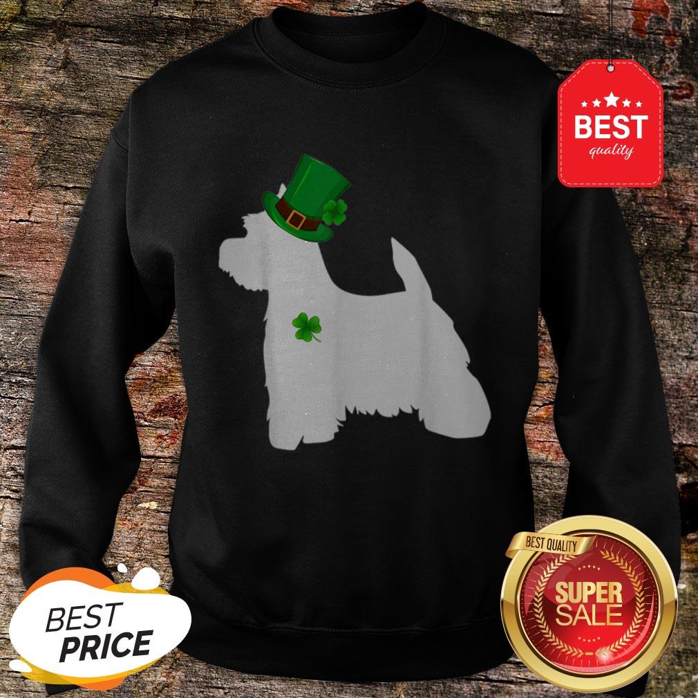 Nice West Highland White Terrier St Patricks Day Leprechaun Dog Shirt