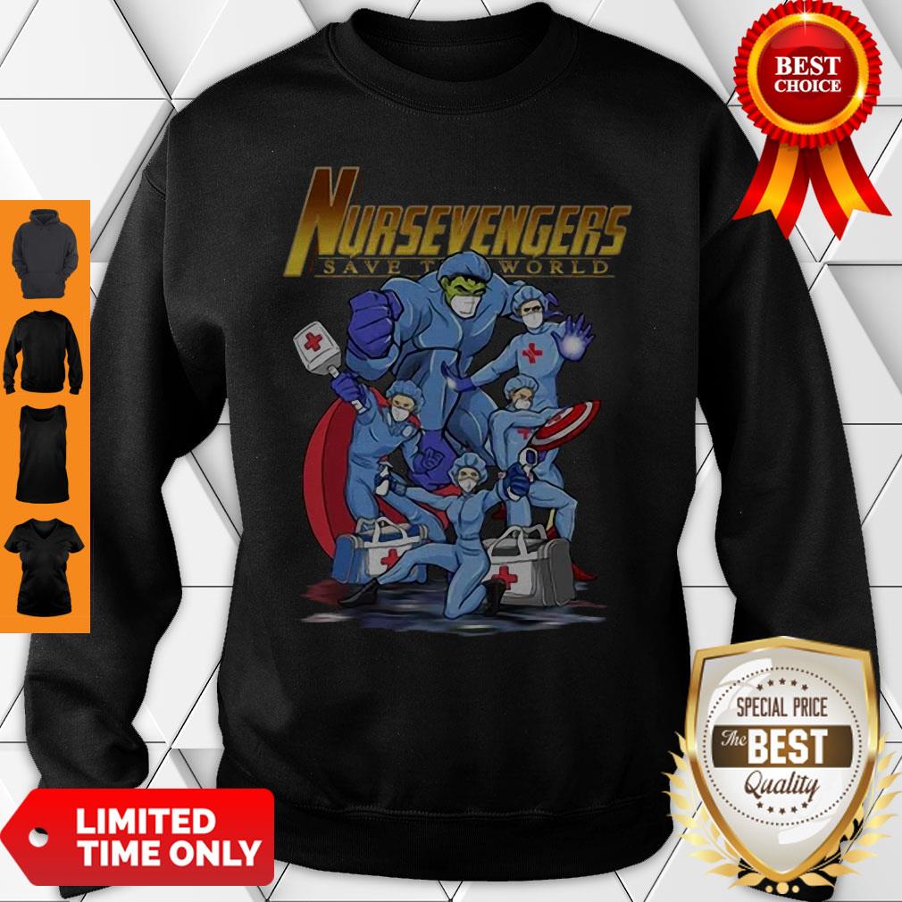Nursevengers Save The World Medical Superhero Shirt